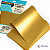 Papel Lamicote A4 250g Dourado Ouro Pacote 10 Folhas Para Artesanato Masterprint - Imagem 3