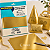 Papel Lamicote A4 250g Dourado Ouro Pacote 10 Folhas Para Artesanato Masterprint - Imagem 5