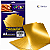 Papel Lamicote A4 250g Dourado Ouro Pacote 10 Folhas Para Artesanato Off Paper - Imagem 3