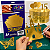Papel Lamicote A4 250g Dourado Ouro Pacote 10 Folhas Para Artesanato Off Paper - Imagem 5
