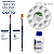 Kit Artesanato 6pcs com Massa DAS Branca Tinta Acrílica 12 Cores Pinceis Taklon Verniz Brilhante e Godê - Imagem 5