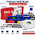 Kit Artesanato 6pcs com Massa DAS Branca Tinta Acrílica 12 Cores Pinceis Taklon Verniz Brilhante e Godê - Imagem 2