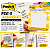 Post-it Transparente 73mm x 73mm 36 Folhas Original 3M - Imagem 2