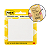 Post-it Transparente 73mm x 73mm 36 Folhas Original 3M - Imagem 1