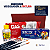 Kit Artesanato com Massa DAS 1Kg Verniz Vitral Tinta Acrílica Lixa e Pincéis Sintéticos Total 10pcs - Imagem 3