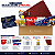 Kit Artesanato com Massa DAS 1Kg Verniz Vitral Tinta Acrílica Lixa e Pincéis Sintéticos Total 10pcs - Imagem 2