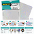 Filme para Laminação a Frio Holográfico Caquinhos Diamante A4 160g 10 Folhas Masterprint - Imagem 3