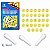 Kit Letras Estilo Carimbo BlueStar Amarelo com 32 Peças + 3 Cabos – Alfabeto Completo - Imagem 3