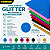 Papel Glitter A4 250g Masterprint 10 Folhas para Artesanato Papelaria Criativa - Imagem 3
