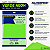 Papel Colorido Verde Neon A4 180g Masterprint com 20 Folhas Offset Premium - Imagem 2