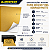 Filme Adesivo Vinil Dourado Matte A4 135g/m² Masterprint 10 Folhas Prova D’Água para Jato de Tinta - Imagem 3