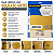 Filme Adesivo Vinil Dourado Matte A4 135g/m² Masterprint 10 Folhas Prova D’Água para Jato de Tinta - Imagem 2