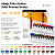 Kit Estojo Tinta Acrílica Daler Rowney Simply 12ml 24 Cores Alta Pigmentação Profissional - Imagem 3