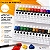 Kit Estojo Tinta Acrílica Daler Rowney Simply 12ml 24 Cores Alta Pigmentação Profissional - Imagem 2