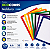 Papel Criativo EcoCores Moldura 120g A4+ 35 Folhas 7 Cores Ridet Novaprint - Imagem 2