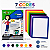 Papel Criativo EcoCores Moldura 120g A4+ 35 Folhas 7 Cores Ridet Novaprint - Imagem 4