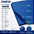 Papel Canson Iris Vivaldi Azul Mar A4 185g/m² 25 Folhas para Artesanato e Impressões - Imagem 3