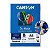 Papel Canson Iris Vivaldi Azul Mar A4 185g/m² 25 Folhas para Artesanato e Impressões - Imagem 1