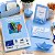 Papel Canson Iris Vivaldi Azul Claro A4 185g/m² 25 Folhas para Artesanato e Impressões - Imagem 5