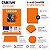 Papel Canson Iris Vivaldi Laranja A4 185g/m² 25 Folhas para Artesanato e Impressões - Imagem 4