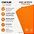 Papel Canson Iris Vivaldi Laranja A4 185g/m² 25 Folhas para Artesanato e Impressões - Imagem 2