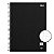 Caderno Quadriculado Capa Dura Universitário Zip Tilibra 48 Folhas 5x5mm Preto - Imagem 1