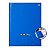Caderno Brochura 96 folhas Capa Dura Azul Anima Plus com Adesivo Animativa - Imagem 1