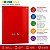 Caderno Brochura 96 folhas Capa Dura Vermelho Anima Plus com Adesivo Animativa - Imagem 2
