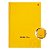 Caderno Brochura 96 folhas Capa Dura Amarelo Anima Plus com Adesivo Animativa - Imagem 1