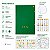 Caderno Brochura 96 folhas Capa Dura Verde Anima Plus com Adesivo Animativa - Imagem 3