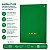 Caderno Brochura 96 folhas Capa Dura Verde Anima Plus com Adesivo Animativa - Imagem 2