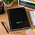 Caderno Brochura 96 folhas Capa Dura Preto Anima Plus com Adesivo Animativa - Imagem 4