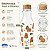 Garrafa Infantil Decorada Retrô Capivara 500ml Plasútil - Imagem 3