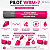 Caneta Marcador Quadro Branco Rosa WBM-7 Recarregável Pilot Office - Imagem 4