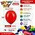 Balão Látex Nº 8 Liso Happy Day 50 Unidades Sortido Cores Vibrantes - Imagem 3