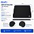 Mouse Pad Multi AC027 Slim Standard Preto Antiderrapante Superfície em Tecido 22x18cm Multilaser - Imagem 3
