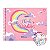 Caderno de Desenho 60fls Capa Dura Unicornio Arc-en-ciel 2027 com Adesivos Animativa - Imagem 9