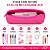 Estojo Escolar em Silicone e Ziper Rosa Pink com 1 Divisória ACP - Imagem 4