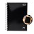 Caderno Espiral 1/4 Zip Preto 80 Folhas Pautadas 140x200mm Tilibra - Imagem 1