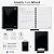 Caderno Espiral 1/4 Zip Preto 80 Folhas Pautadas 140x200mm Tilibra - Imagem 4