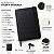 Caderneta Cambridge Preto 80 Folhas Pautada 90g/m² Capa Dura Tipo Moleskine 103x146mm com Elástico e Fitilho Tilibra - Imagem 3