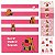 Caderno Brochura 80 Folhas Capa Dura Capy Cuties Capivara com Adesivos Pautado Animativa - Imagem 1