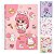 Caderno Universitário Sarang 10 Matérias 160 Folhas Capa Dura com Adesivos Estilo Kawaii Animativa - Imagem 1