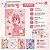 Caderno Universitário Sarang 10 Matérias 160 Folhas Capa Dura com Adesivos Estilo Kawaii Animativa - Imagem 3