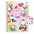 Caderno Universitário Sarang 10 Matérias 160 Folhas Capa Dura com Adesivos Estilo Kawaii Animativa - Imagem 7