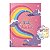 Caderno Brochura 80 folhas Capa Dura Unicórnio Arc-en-Ciel 2027 com Adesivos Animativa - Imagem 8