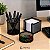 Kit Porta Objetos Dello Aramado Preto 3 Peças para Organização de Escritório - Imagem 5