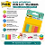 Bloco Autoadesivo 38x15mm 4 cores c/ 50fls Post-It - 3M - Imagem 3