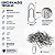 Clips Galvanizado Bacchi 1/0 Linha Leve 100 Unidades Aço Resistente - Imagem 3