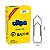 Clips Galvanizado Bacchi 8/0 Linha Leve 25 Unidades Aço Resistente - Imagem 1